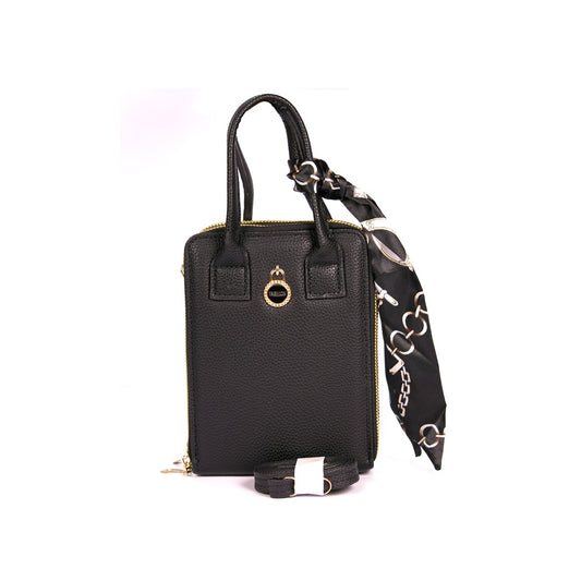 Vivana Chic Mini Handbag with Scarf Detail