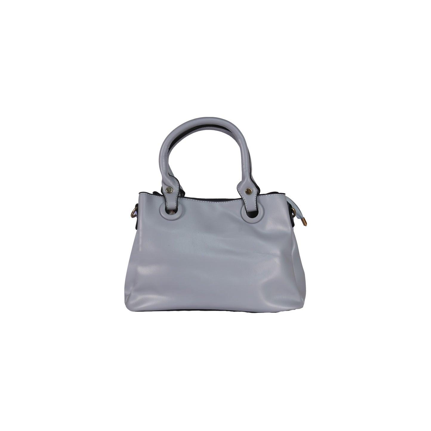 VIVANA Embossed Handbag with Bold Chain