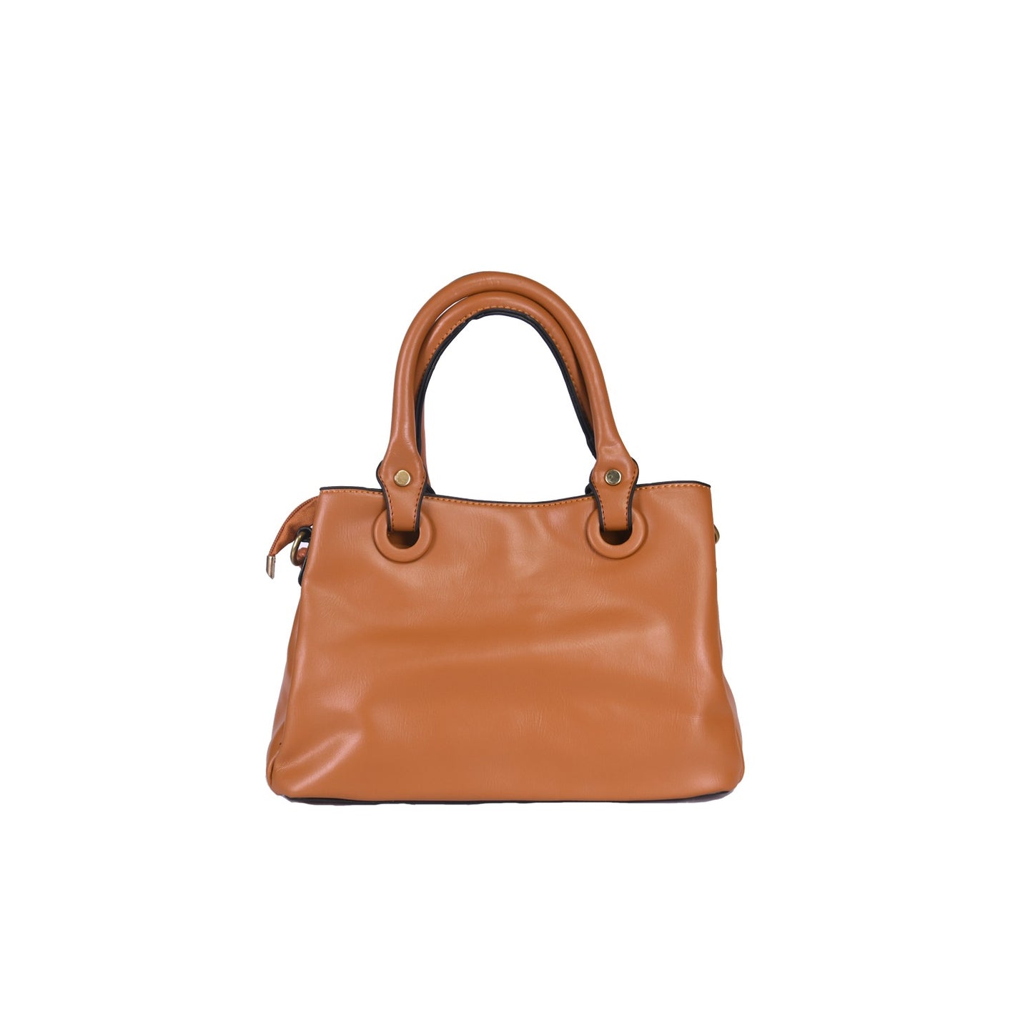 VIVANA Embossed Handbag with Bold Chain