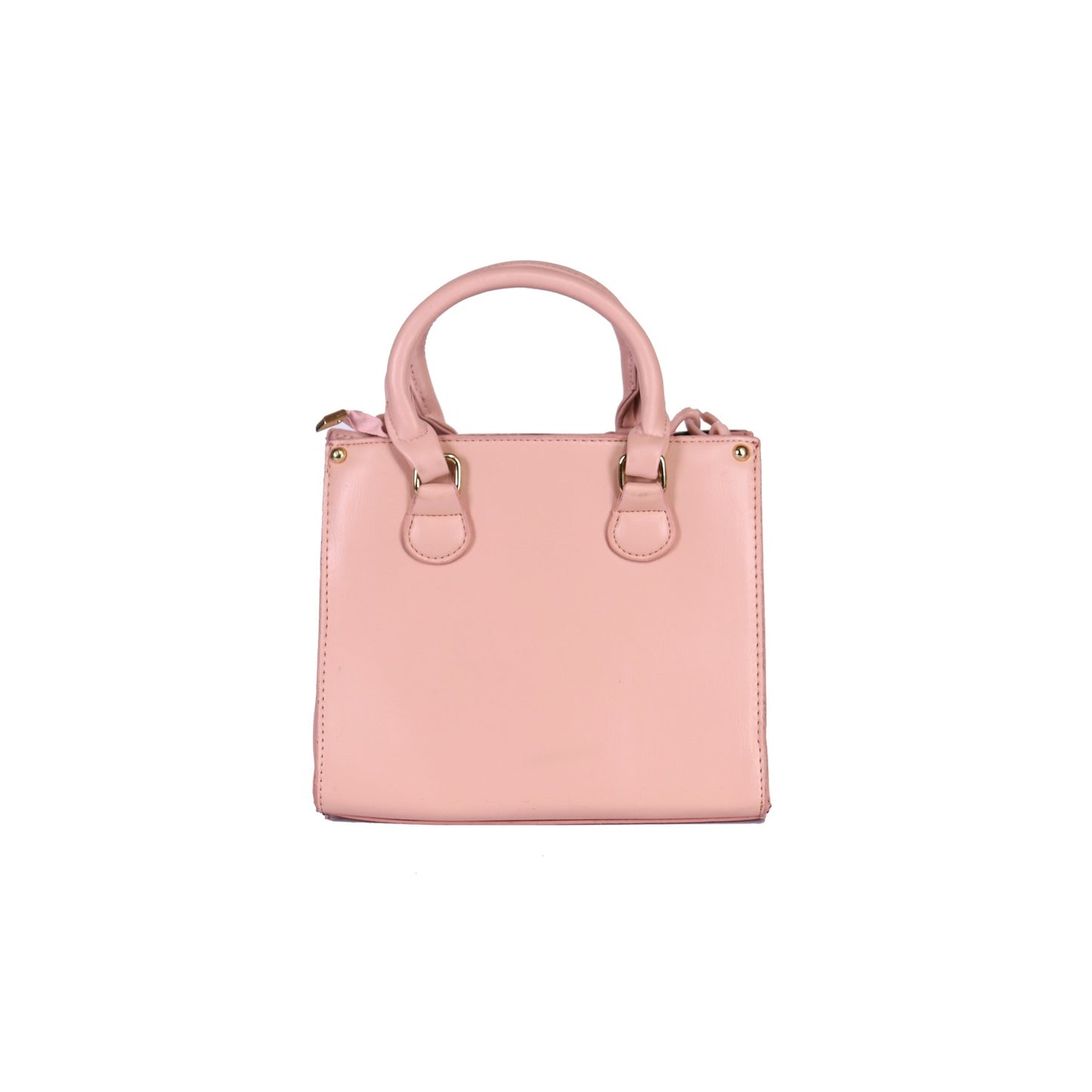 VIVANA Embossed Handbag with Bold Chain