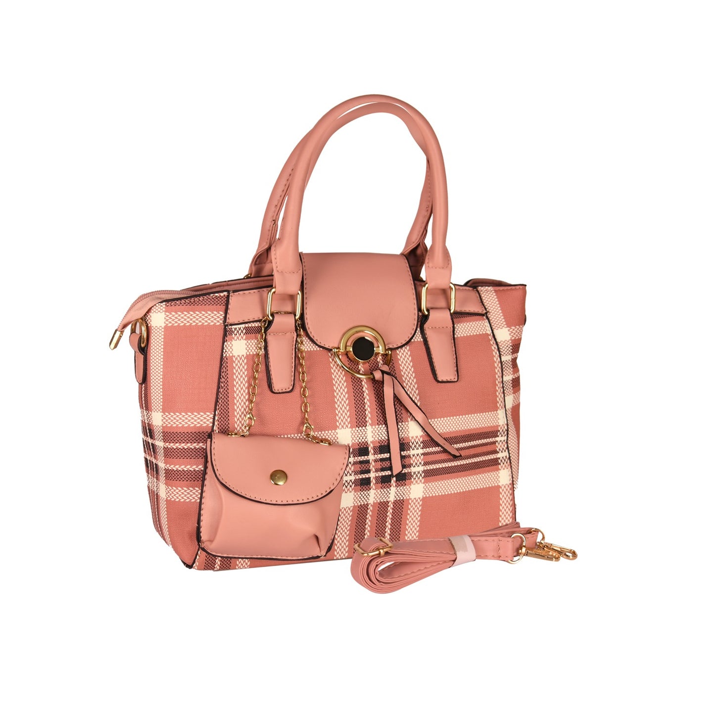 VIVANA Elegant Handbag with Self Print Texture