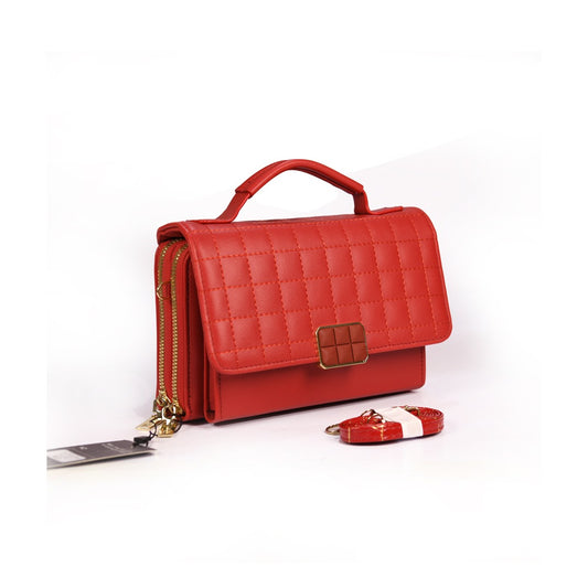 Vivana - Luxe Quilted Dual‑Zip Crossbody