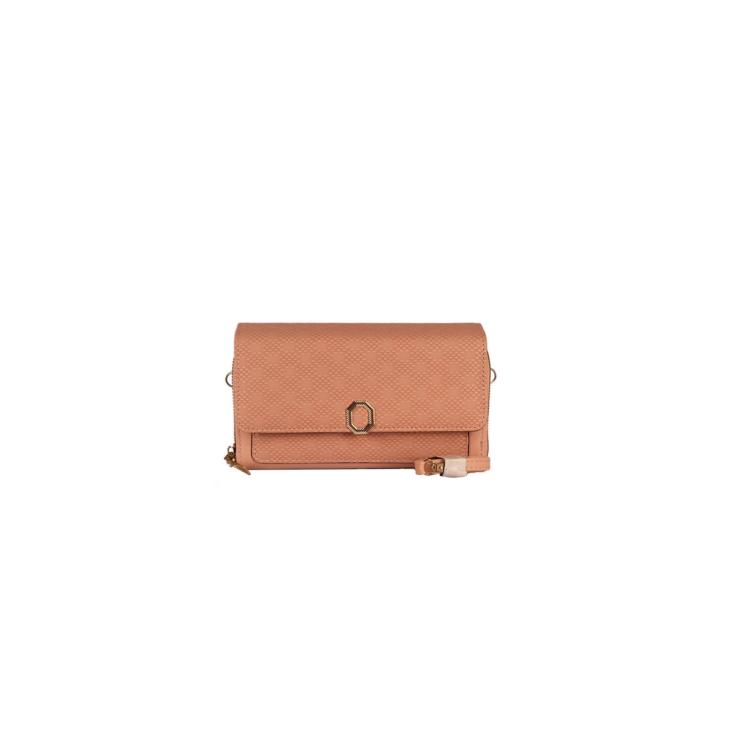 Vivana Elegant Faux Leather Wallet with Gold Accent
