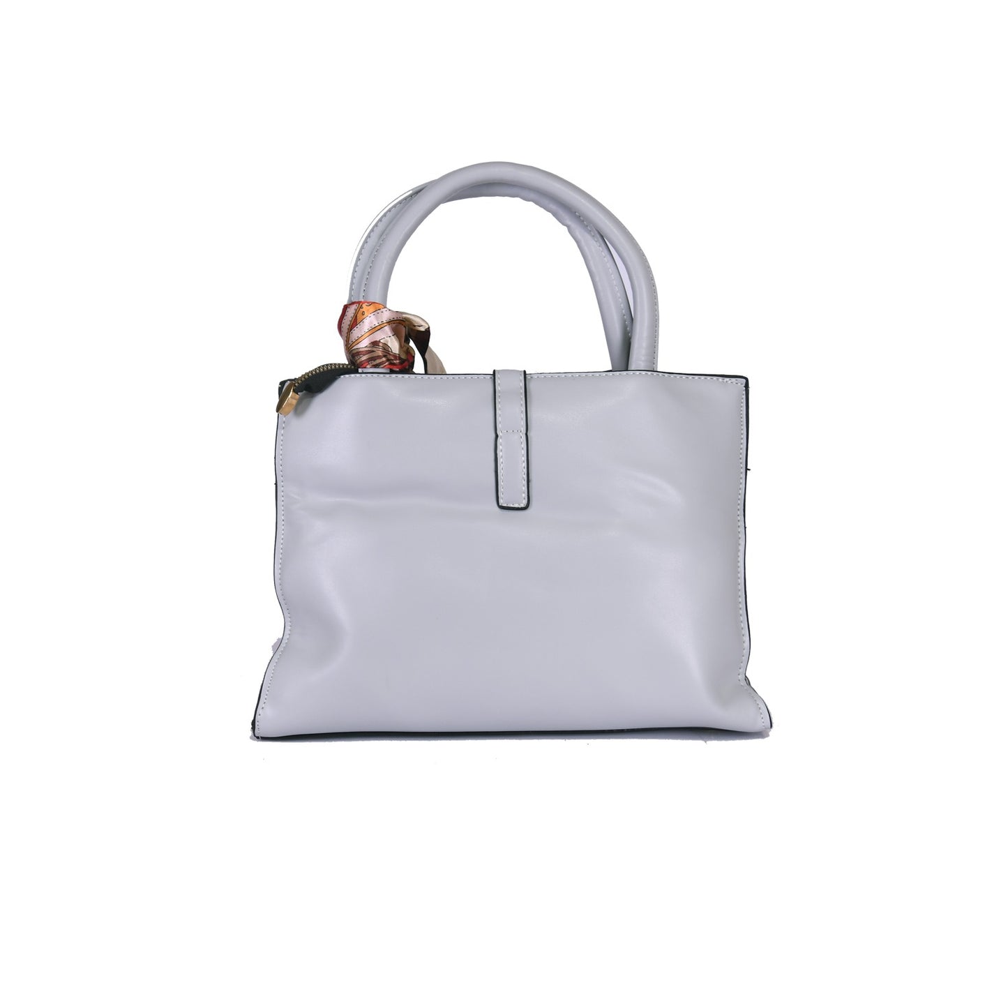 VIVANA Embossed Handbag with Silver Accents
