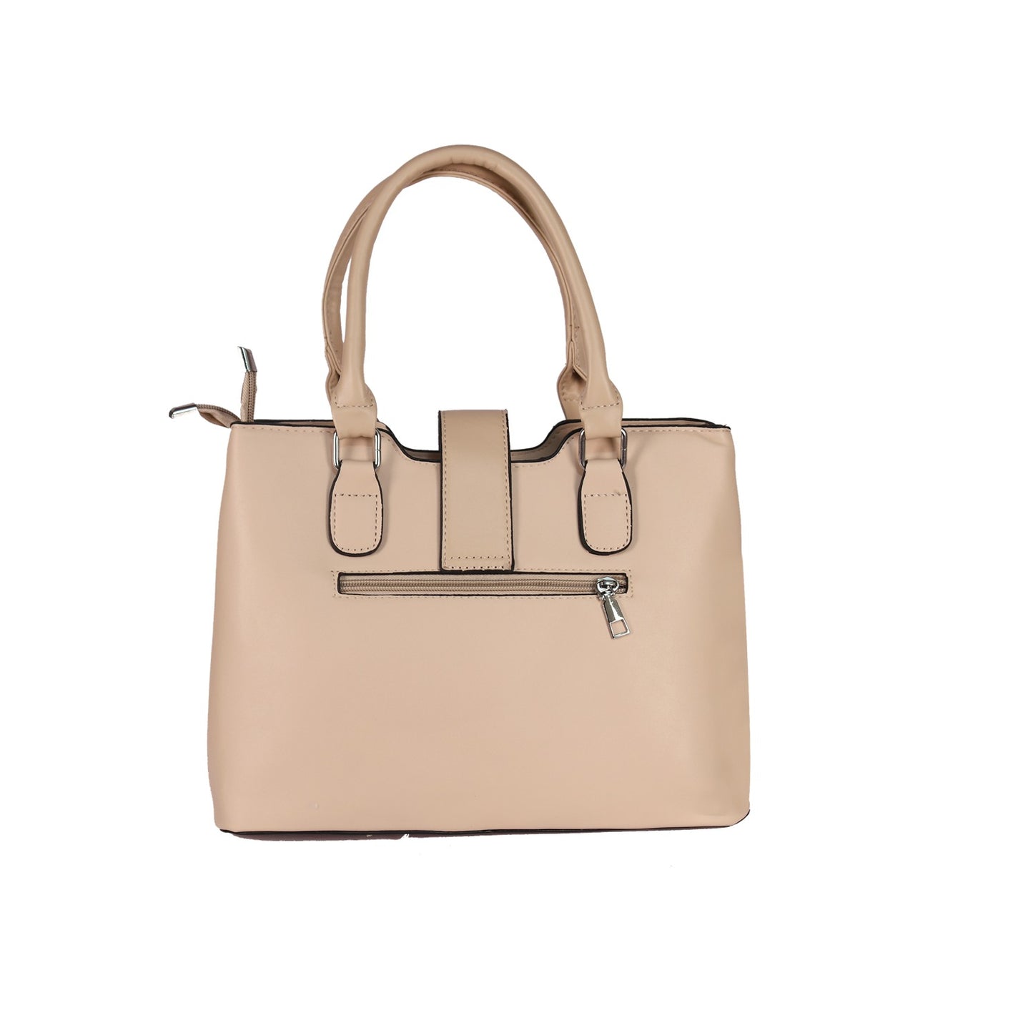 VIVANA Embossed Handbag with Silver Accents