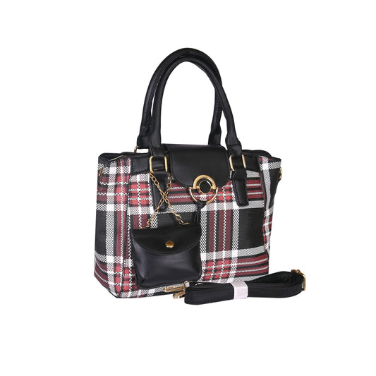 VIVANA Elegant Handbag with Self Print Texture