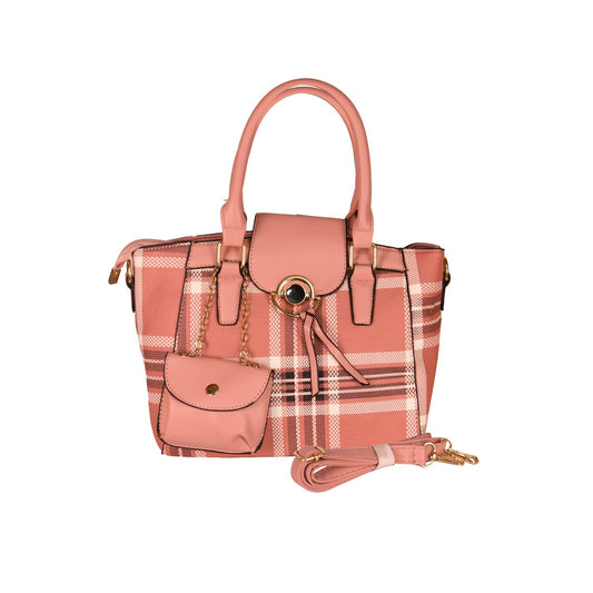 VIVANA Elegant Handbag with Self Print Texture