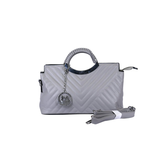 VIVANA Sleek Chevron-Patterned Handbag