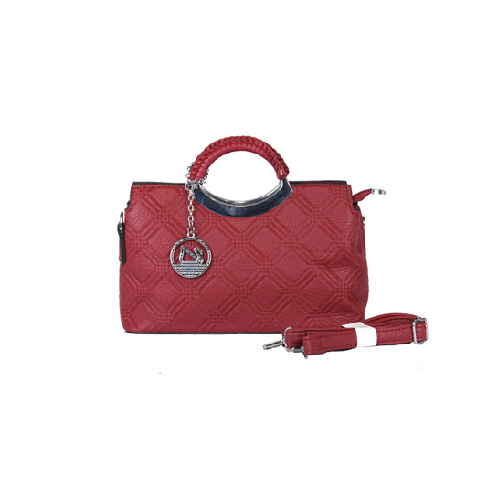 VIVANA Sleek Chevron-Patterned Handbag