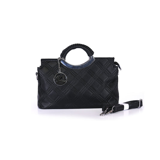 VIVANA Sleek Chevron-Patterned Handbag