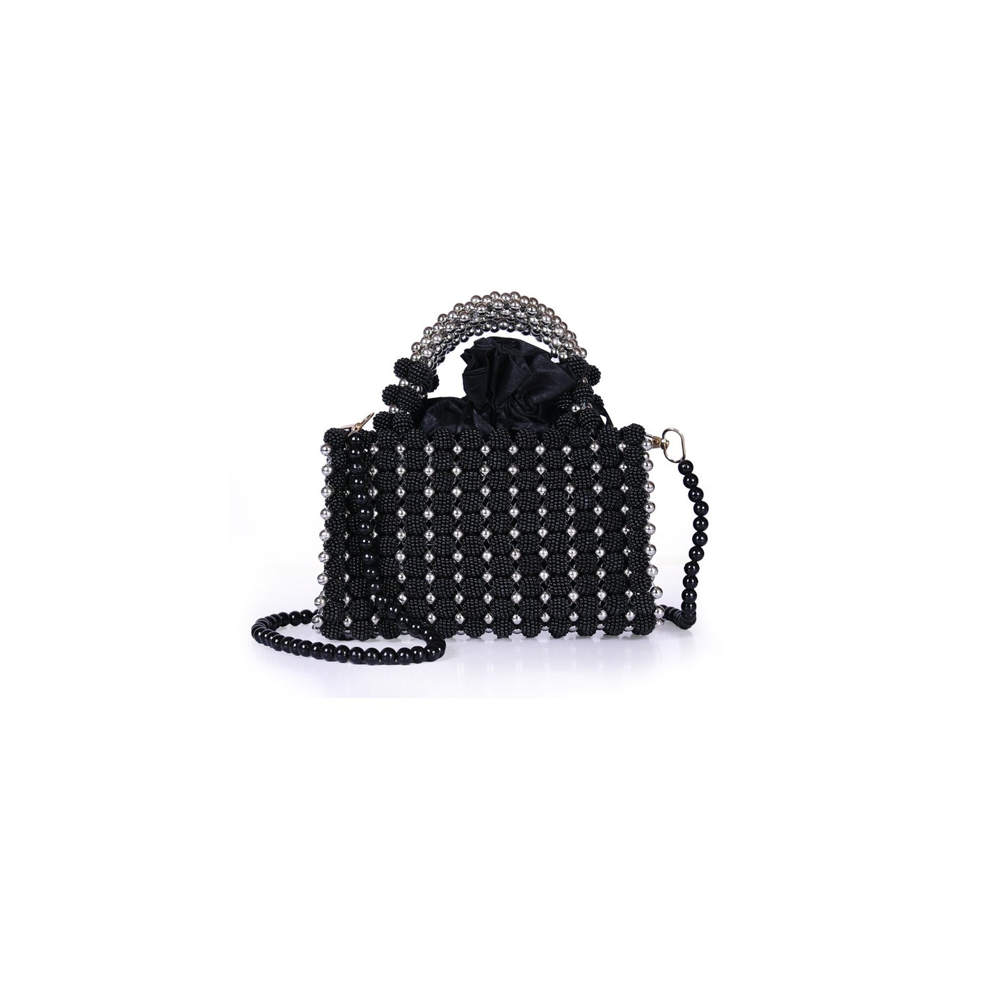 Vivana Luxe Beaded Box Clutch